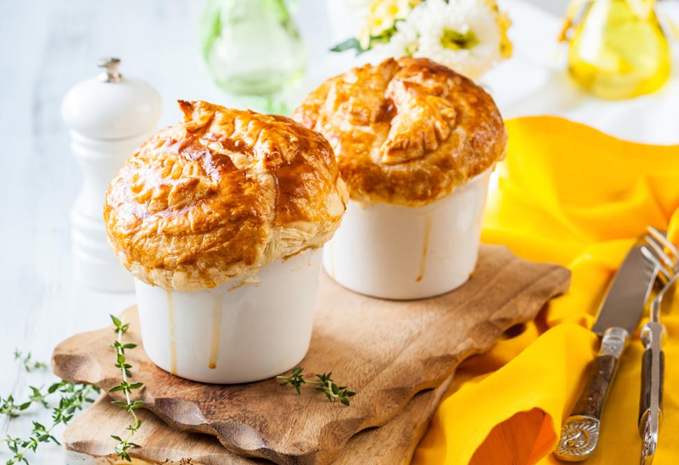 Mushroom and Herb Pot Pie